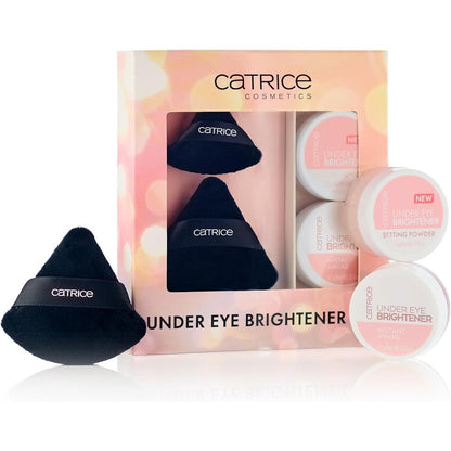 Catrice Cosmetics Under Eye Brightener and Setting Powder Gift Set front packaging view
