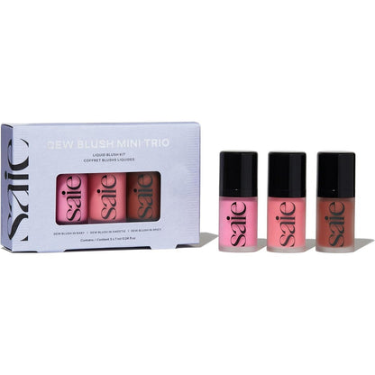 Saie Dew Liquid Blush Cheeks Trio front packaging view