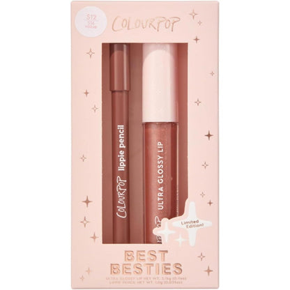ColourPop Best Besties Lip Pencil and Gloss Duo front view packaging