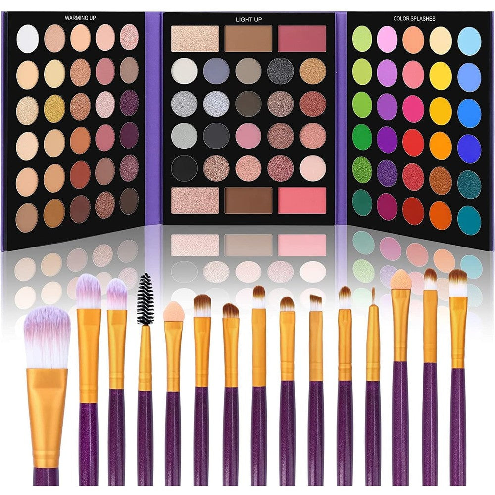 UCANBE Pretty All Set 2 eyeshadow palette front view featuring 86 color cosmetics kit.