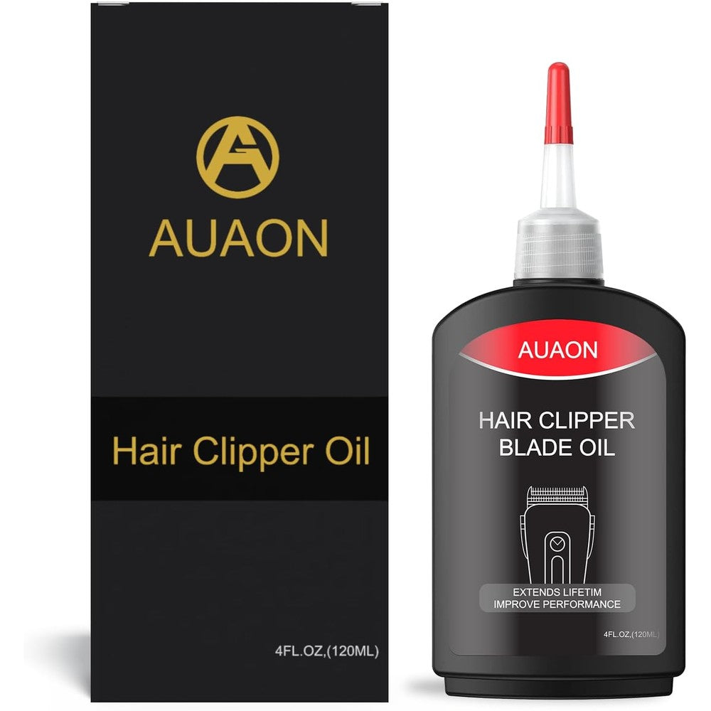 Opove Premium Hair Clipper Blade Lubricating Oil front view bottle for trimmer maintenance.