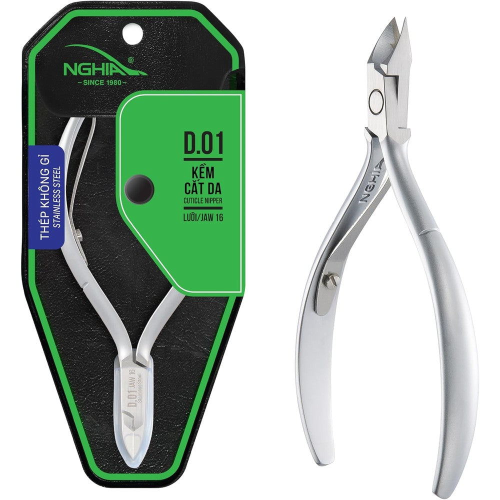 Nghia D-01 Jaw 16 Cuticle Nipper front view