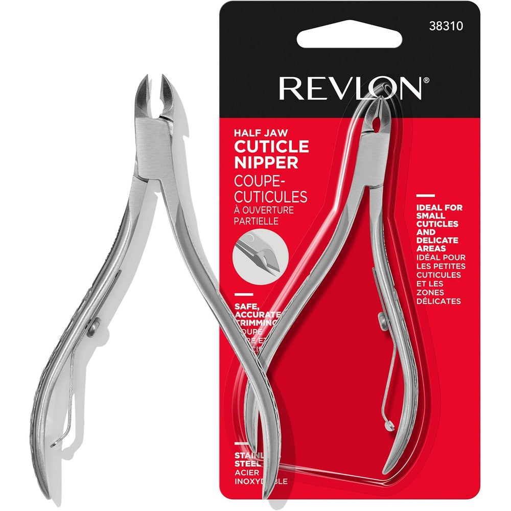 Revlon Half Jaw Cuticle Nipper stainless steel manicure tool