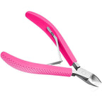 Criyar fine edge cuticle trimmer rose color front view