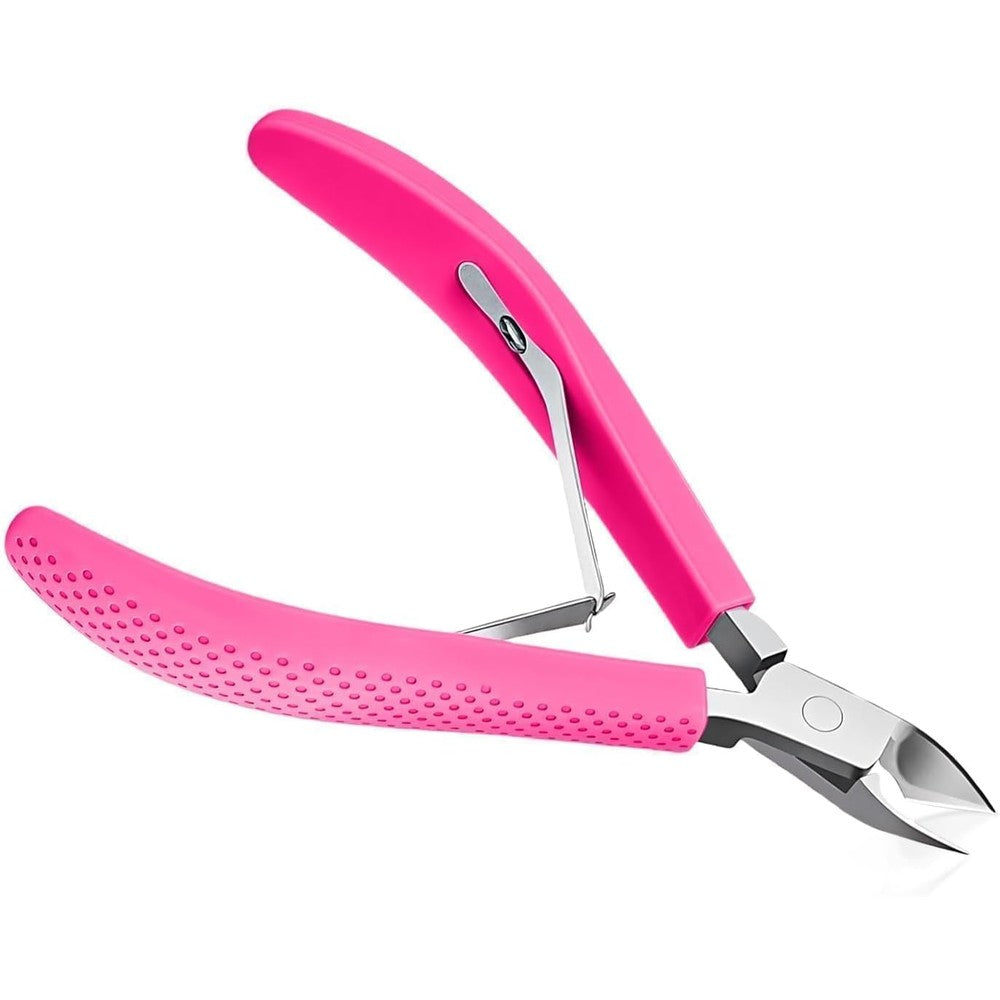 Criyar fine edge cuticle trimmer rose color front view