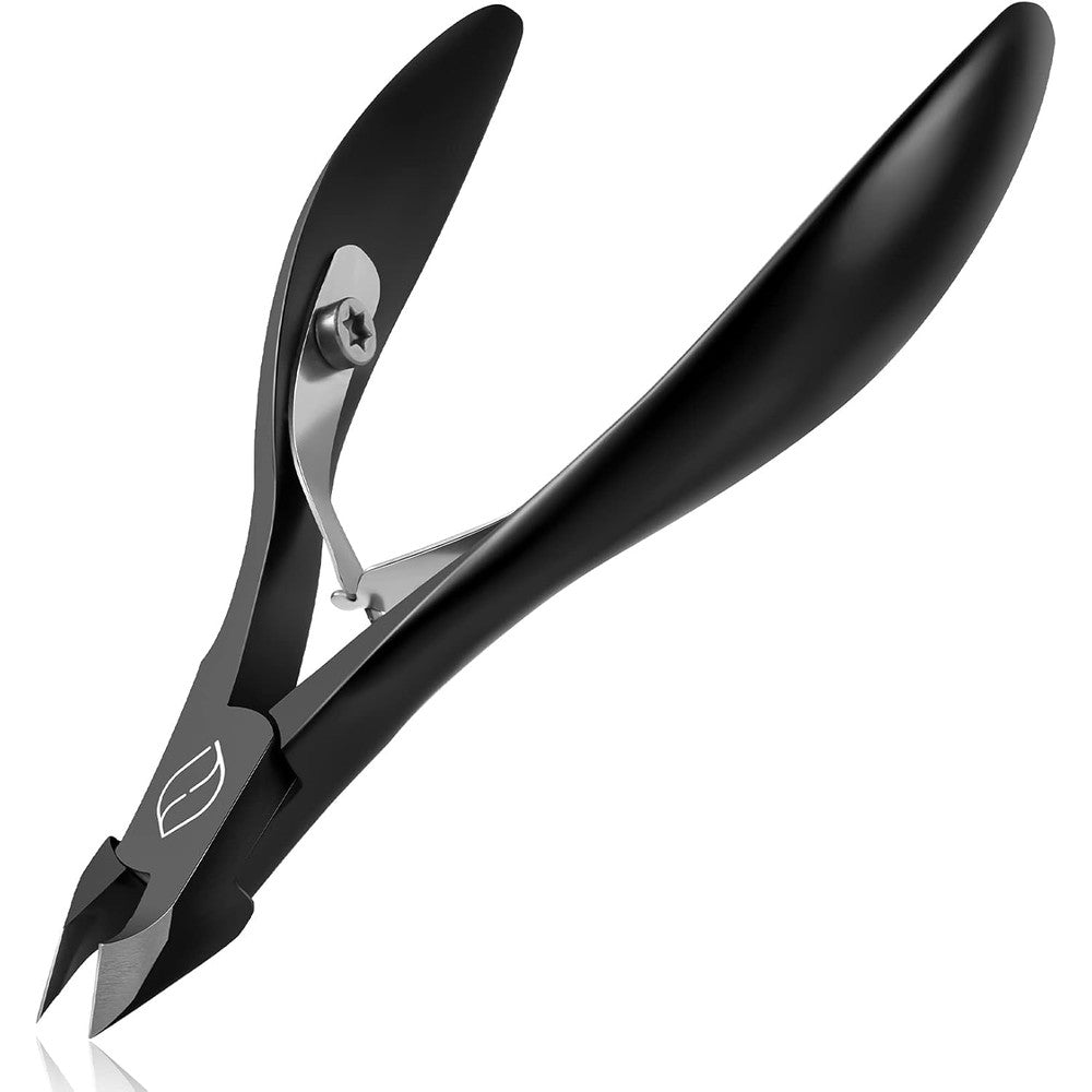 Feryes 1/2 Jaw Cuticle Cutters front view in black