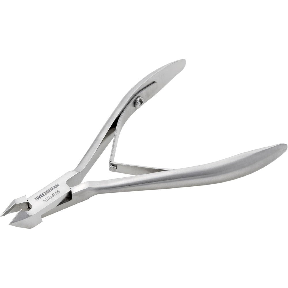 Tweezerman Rockhard Stainless Steel Cuticle Nipper front view