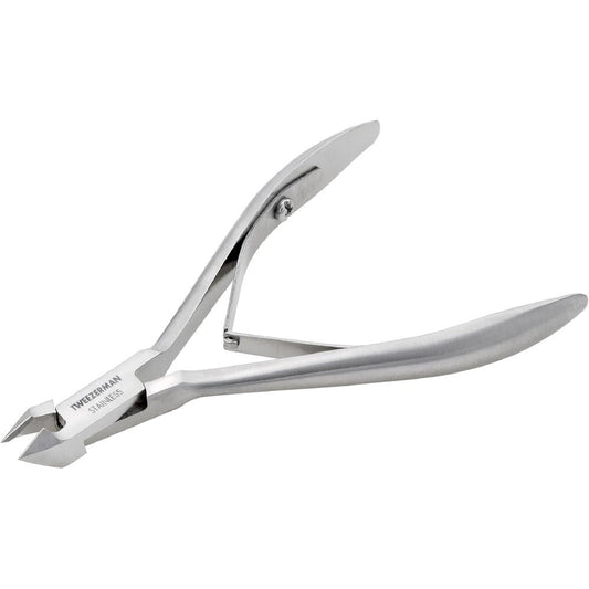 Tweezerman Rockhard Stainless Steel Cuticle Nipper front view