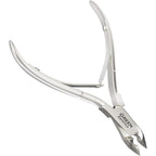 Green Estetica professional stainless steel cuticle nipper front view