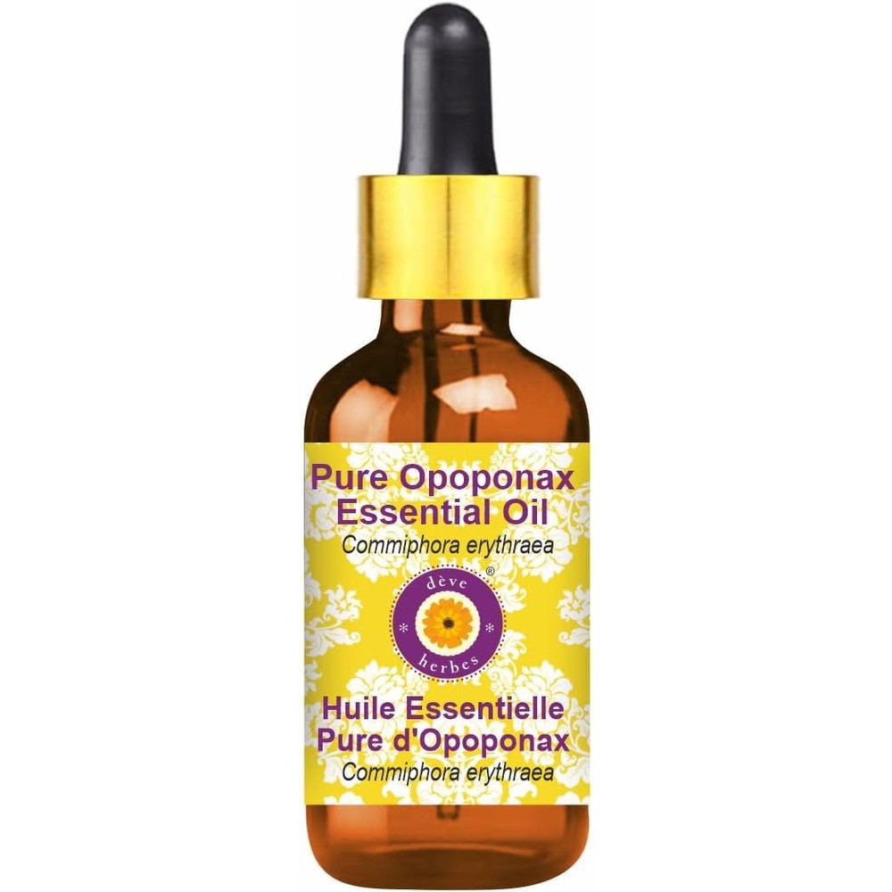 Deve Herbes pure opoponax essential oil front view packaging