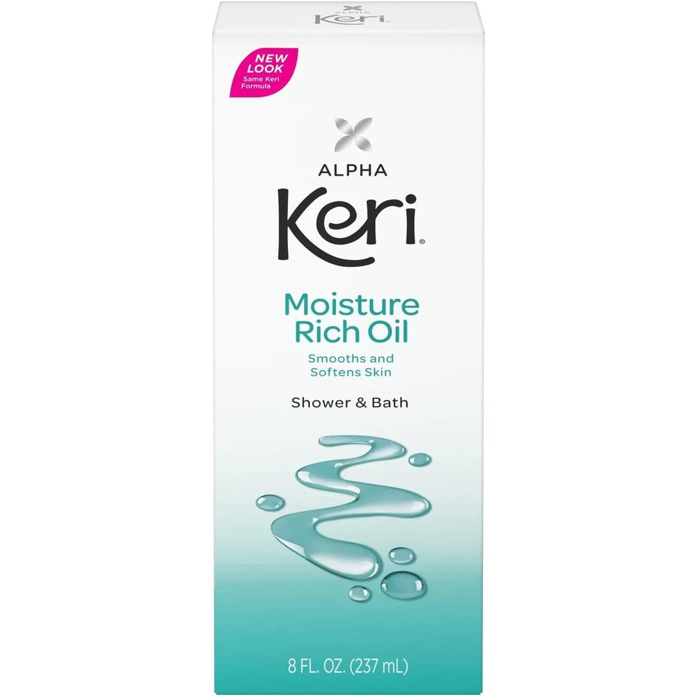 Novartis Consm Hlth Inc Keri Alpha Shower And Bath Moisture Rich Oil front view