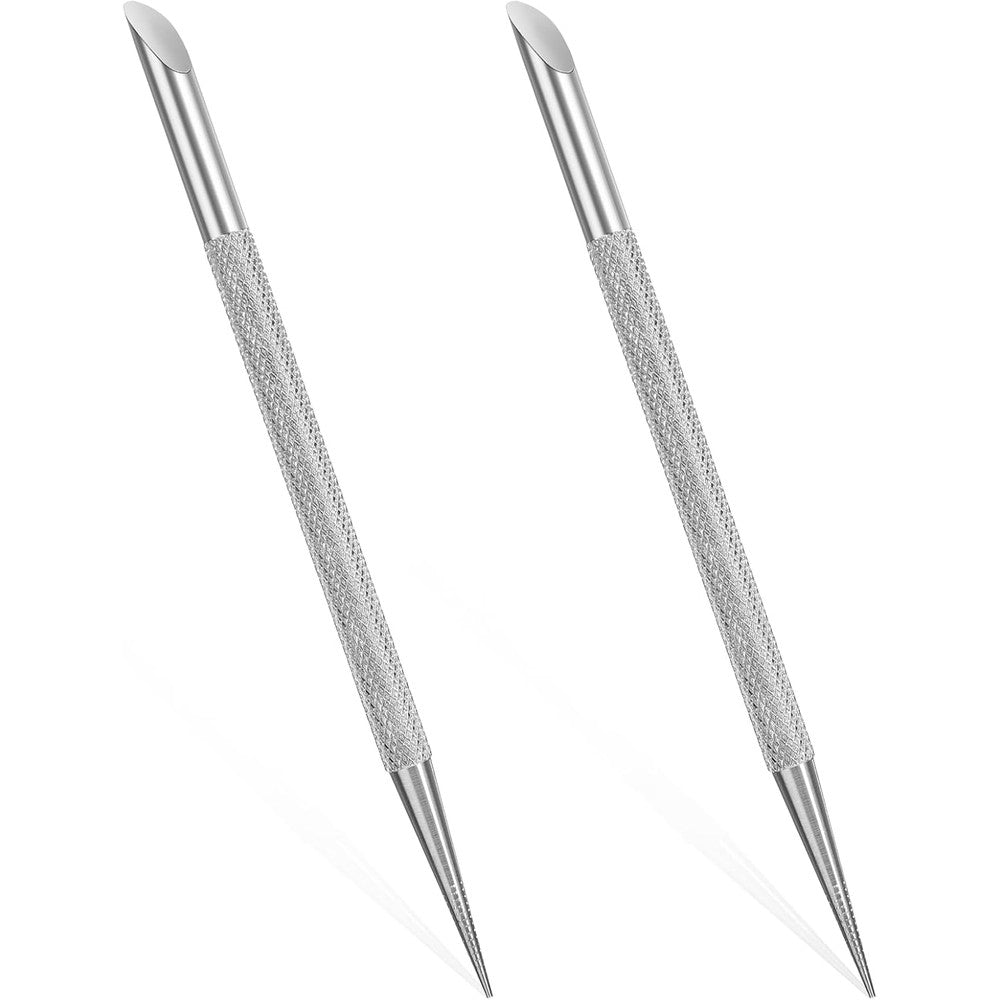 Qianyu stainless steel cuticle pusher and cleaner tool set