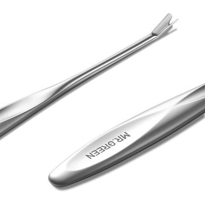 Mr.Green Cuticle Pusher And Dead Skin Remover Stainless Steel Professional Manicure Tool For Nail Care And Polish Removal Model Mr-2190 - Image 1