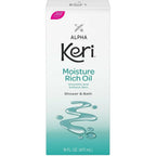 Alpha Keri moisture rich oil front view bottle