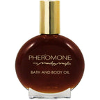 Marilyn Miglin Pheromone Bath And Body Oil front view luxury perfume bottle