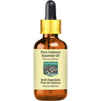 Devprayag Calamus essential oil bottle front view with dropper