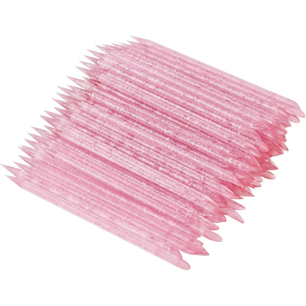 Siyuwuro 100 piece disposable cuticle sticks front view