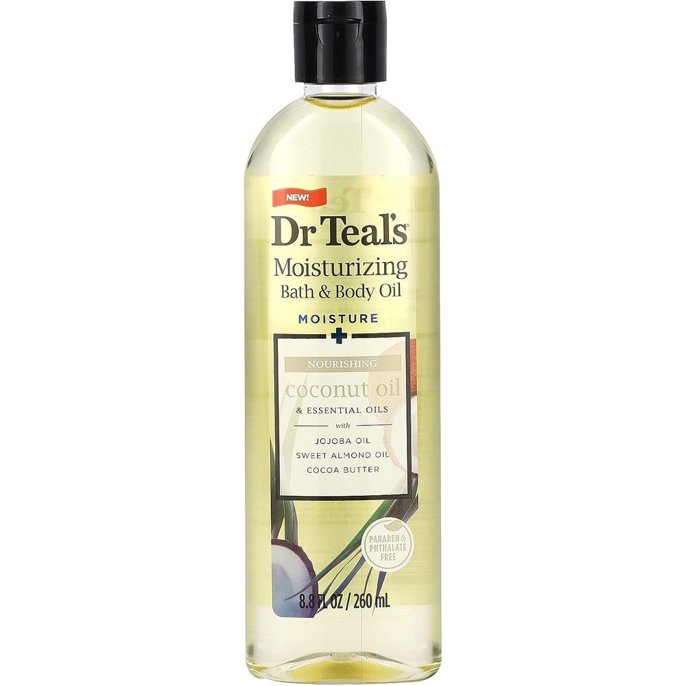 Arikit Dr Teal's Moisturizing Bath And Body Oil front view bottle packaging