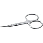 Erbe INOX Stainless Steel Tower Point Cuticle Scissors front view of premium German nail grooming tool