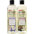 Dr Teal's Moisturizing Bath And Body Oil Variety Gift Set front view with both bottles