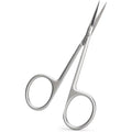LePinko Cuticle Scissors front view showing the upgraded fine tip and curved blades.