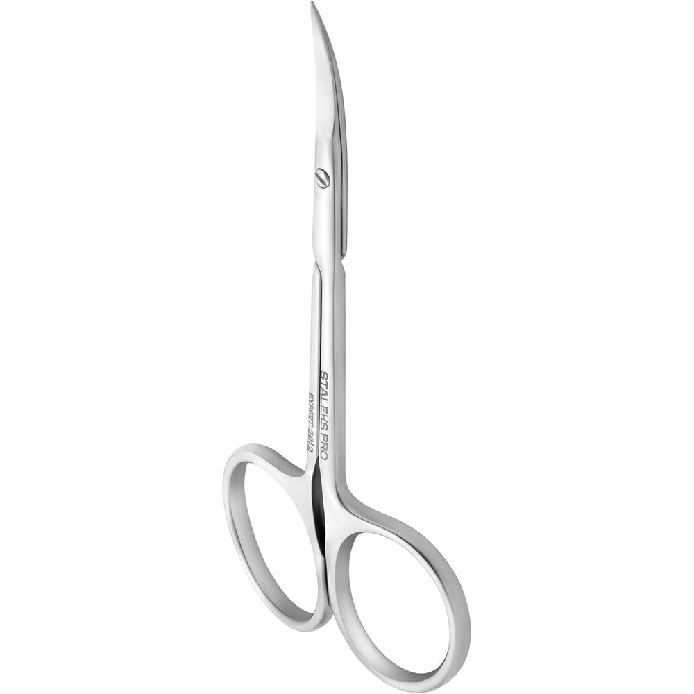 STALEKS PRO Expert 20 Type 2 professional cuticle scissors front view for precise manicure styling