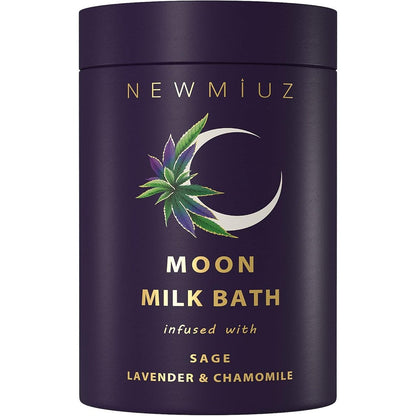 New Miuz Cleansing Sage Moon Milk Bath Soak front view