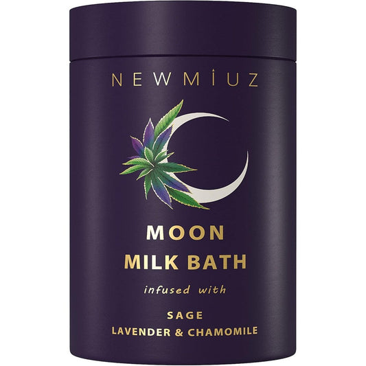 New Miuz Cleansing Sage Moon Milk Bath Soak front view