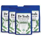 Dr Teal's Pure Epsom Salt Cannabis Sativa Hemp Seed Oil front view of packaging