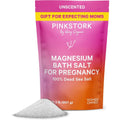 Pink Stork pregnancy magnesium bath soak pouch front view