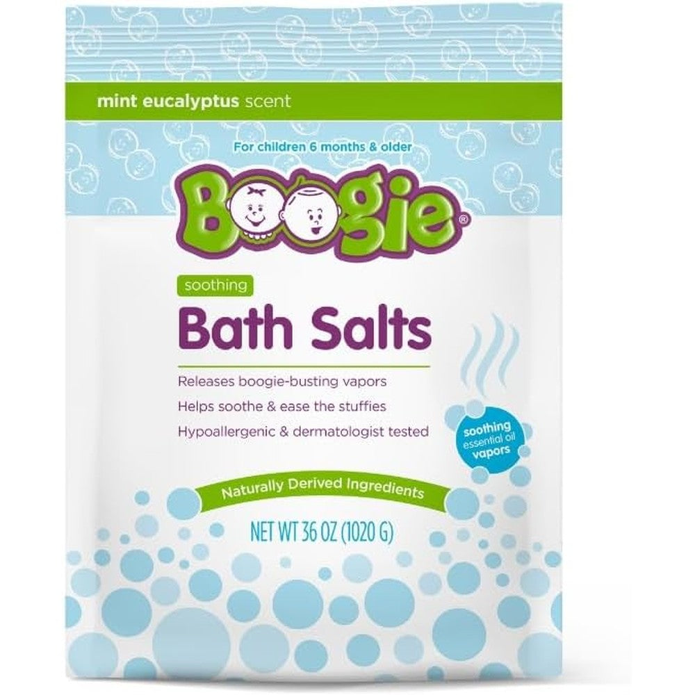 Boogie Kids Soothing Bath Salts front view pouch packaging