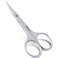 Stelone midlion multipurpose curved cuticle scissors front view for precise nail grooming