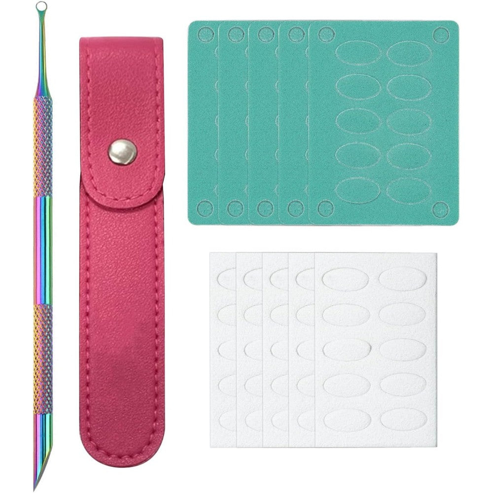 Panthra stainless steel cuticle pusher and remover tool front view