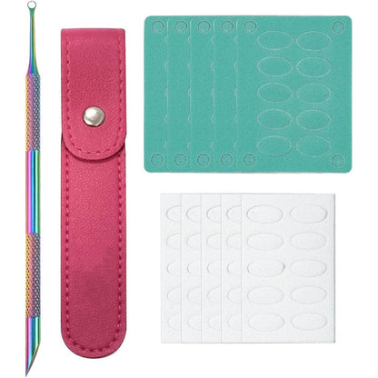 Panthra stainless steel cuticle pusher and remover tool front view