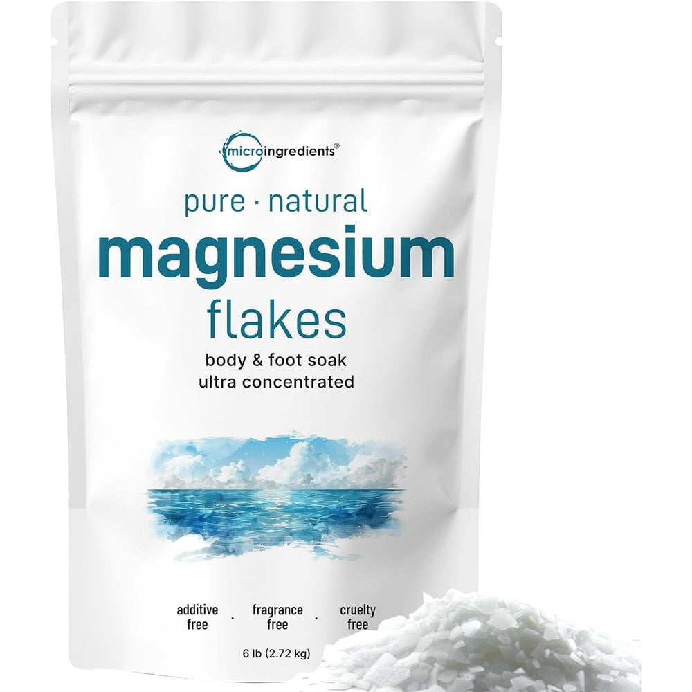 Micro Ingredients magnesium flakes front view package