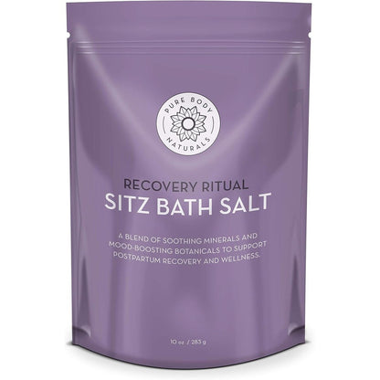 Pure Body Naturals Recovery Ritual Sitz Bath Salt pouch front view