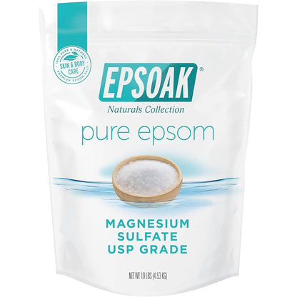 Epsoak Epsom Salt 10 lb bag front view