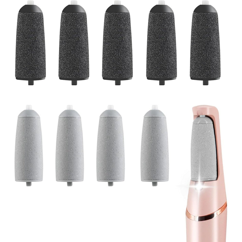 Haootadiy 9 Pack Pedicure Replacement Heads front view