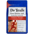 Dr Teal's Wellness Therapy Rosemary And Mint Epsom Salt Bath Soak 3 Pounds front view