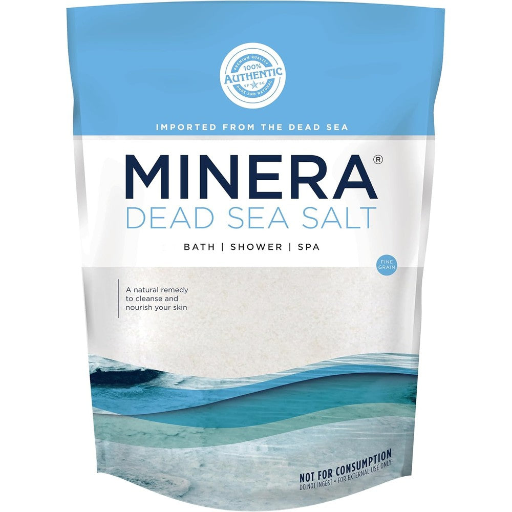 Minera Dead Sea salt front view product packaging