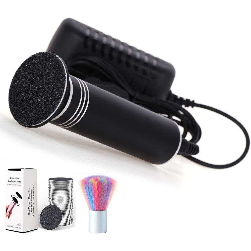 IÂ·BÂ·N G Electric Callus Remover black front view