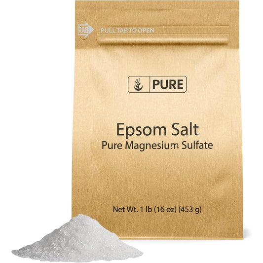 Pure Original Ingredients Epsom Salt 1 pound front view