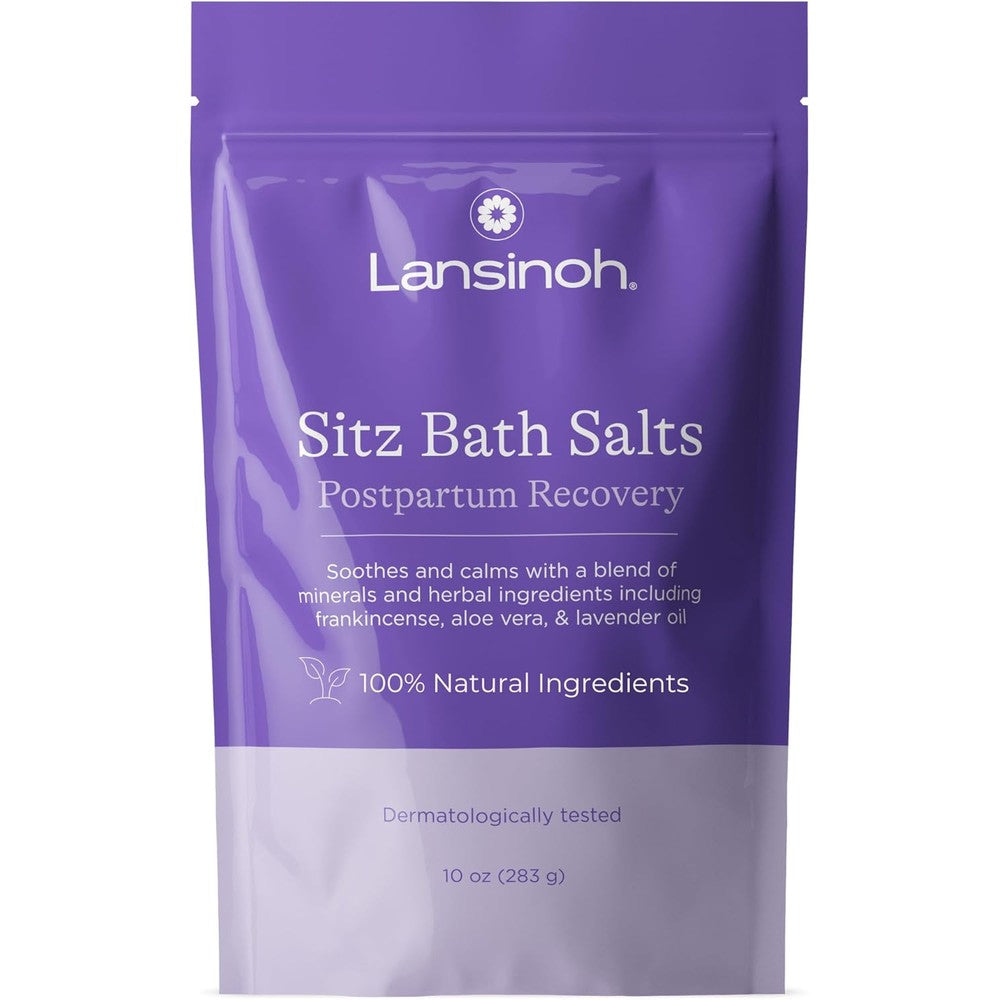 Lansinoh sitz bath salts front view packaging container