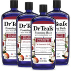 Dr Teal's Foaming Bath Shea Butter and Almond front view bottle