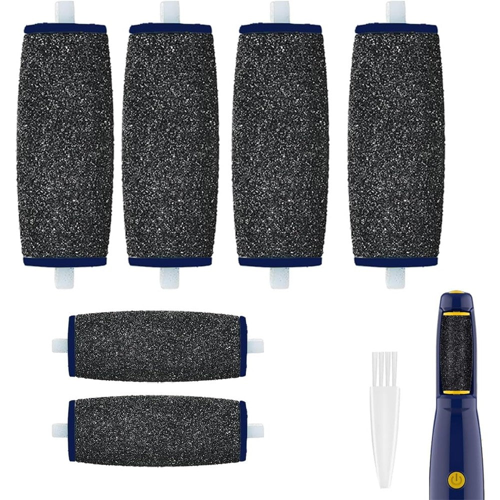 Gominyuf replacement rollers for Dr. Scholl's electronic foot file front view