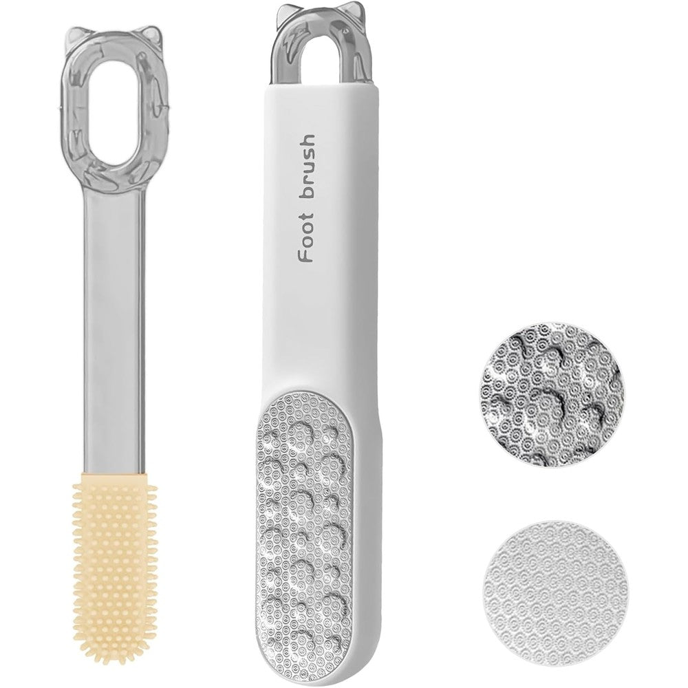 Yanci double-sided stainless steel foot file front view