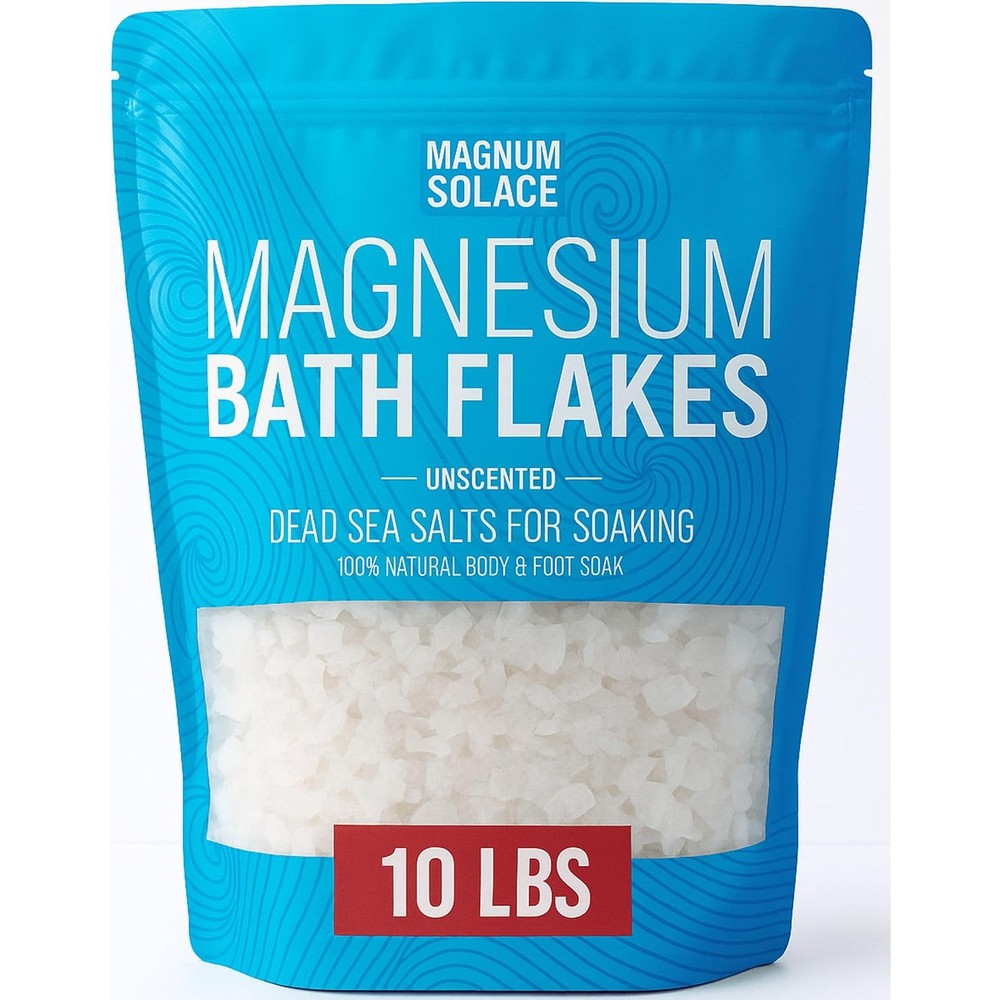 Magnum Solace Magnesium Flakes 10 lbs front view