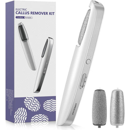 Linkevap electric callus remover for feet in cold white
