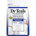 Dr Teal's Pure Epsom Salt Magnesium Soak Fragrance Free 4 pounds front view bag on a white background