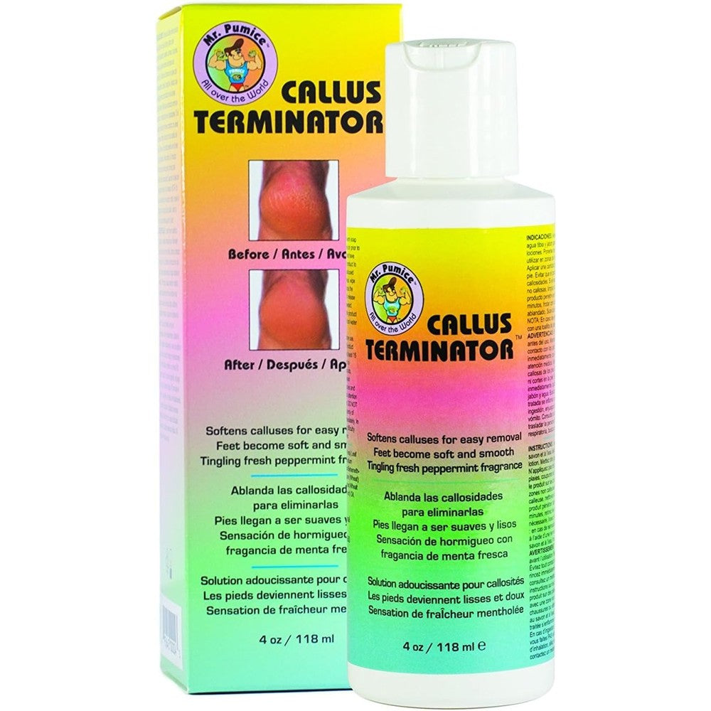 Mr. Pumice Callus Terminator bottle front view professional foot care